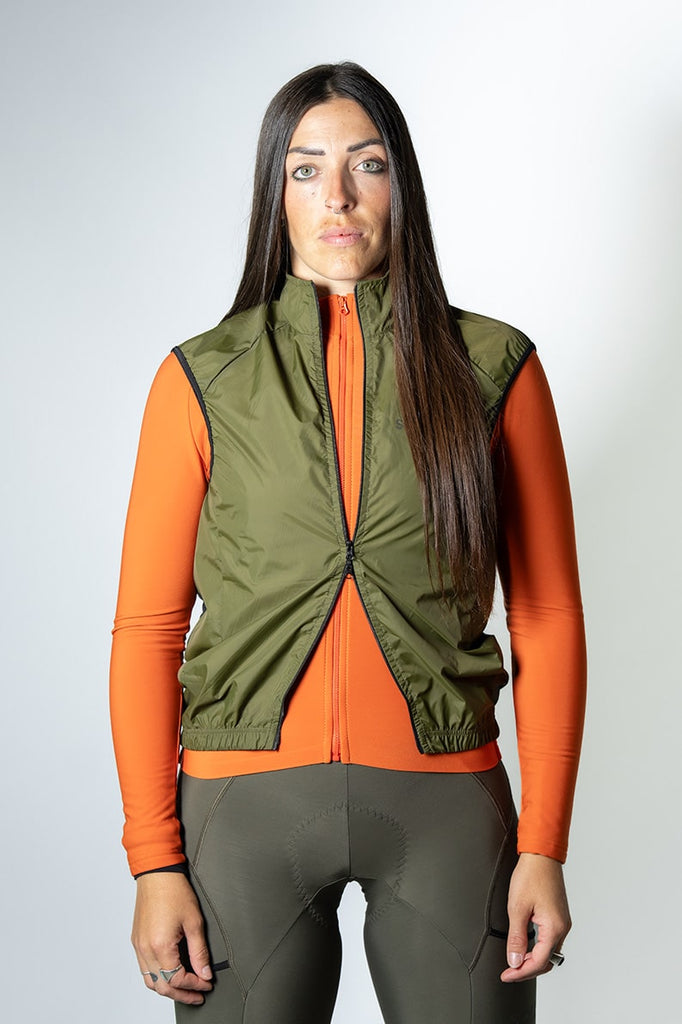 Alligator vest - Olive Green