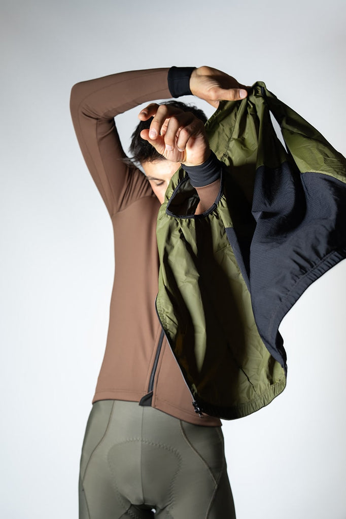 Alligator vest - Olive Green