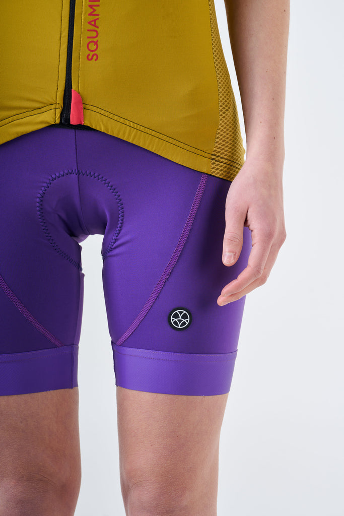 Boa bib shorts - Nebula Purple